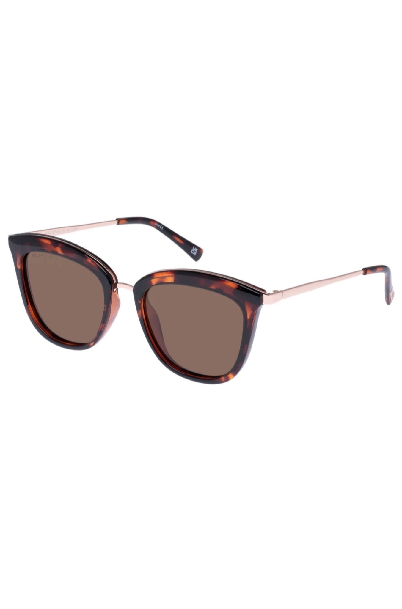 Caliente Sunglasses in Tort/Rose Gold