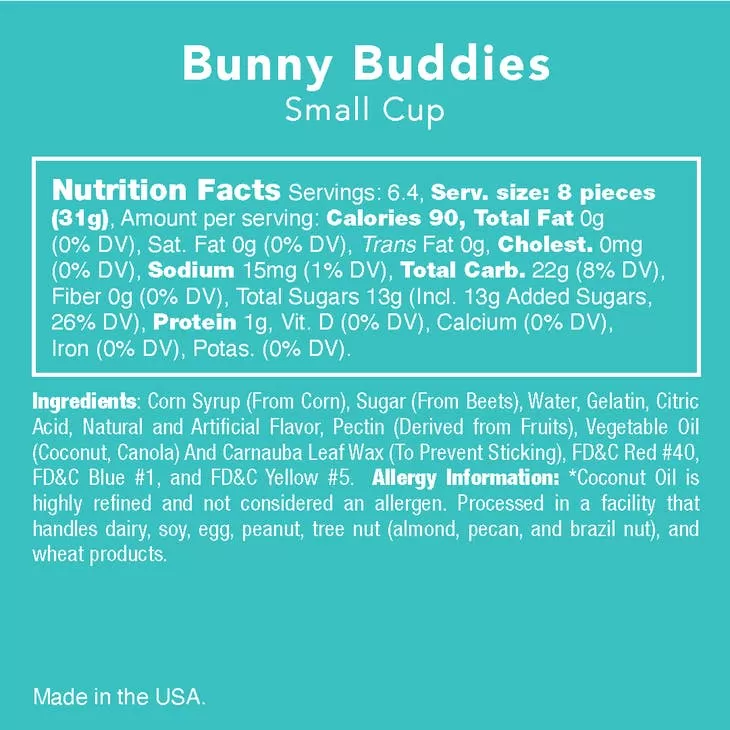 Candy Club Bunny Buddies Gummy Candy