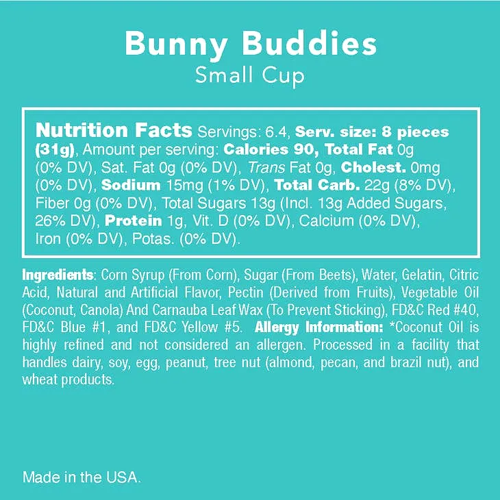 Candy Club Bunny Buddies Gummy Candy