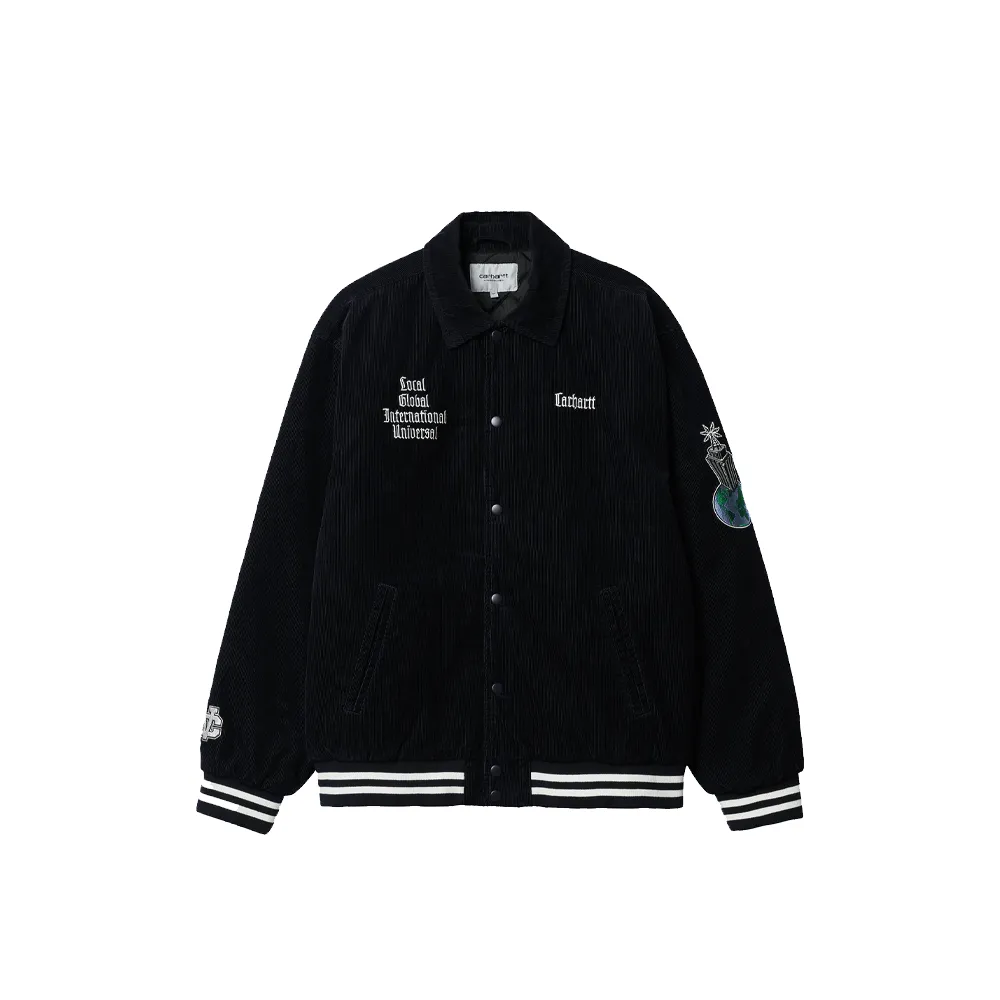 Carhartt Wip Letterman Jacket Dark Navy / Wax I030819-3