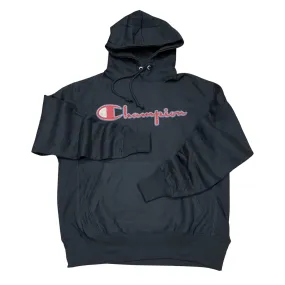 Champion FLC REVERSE WEAVE PULL OVER SCRIPT HOOD Men’s - BLACK