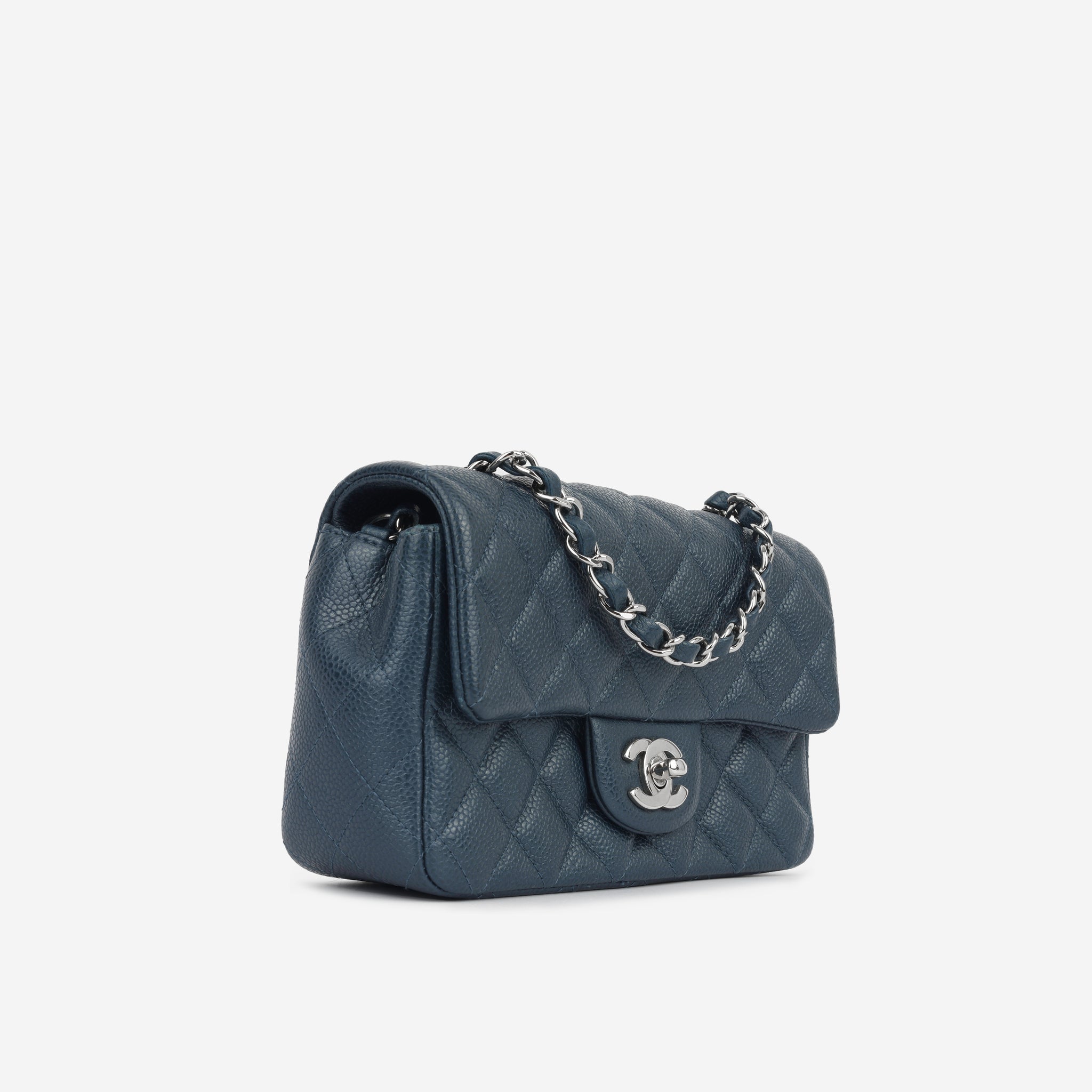 Chanel Mini Rectangular - Dark Blue