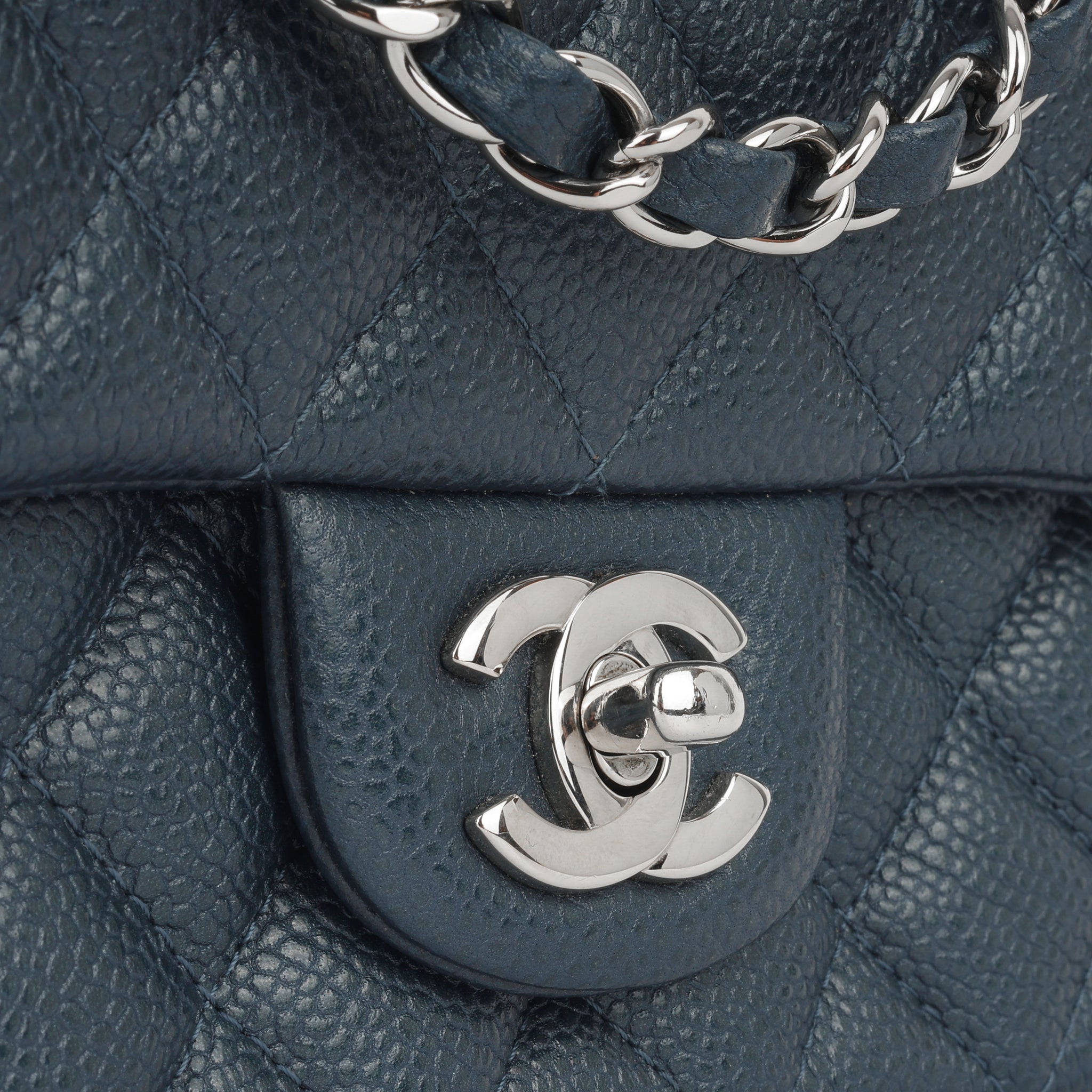 Chanel Mini Rectangular - Dark Blue