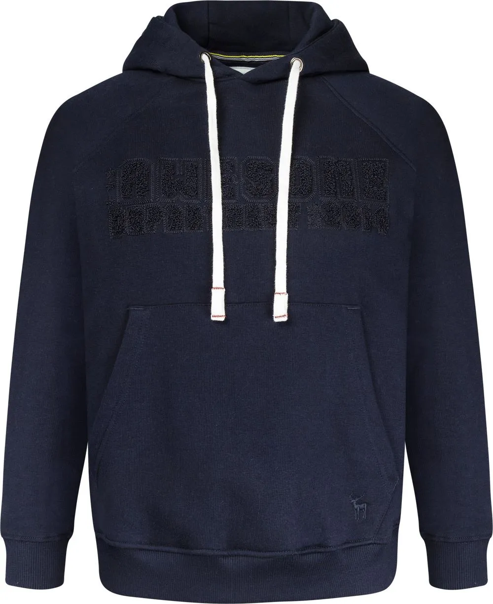 Charlie & Nat Boys Authentic Brushback Pull On Hoody - Navy