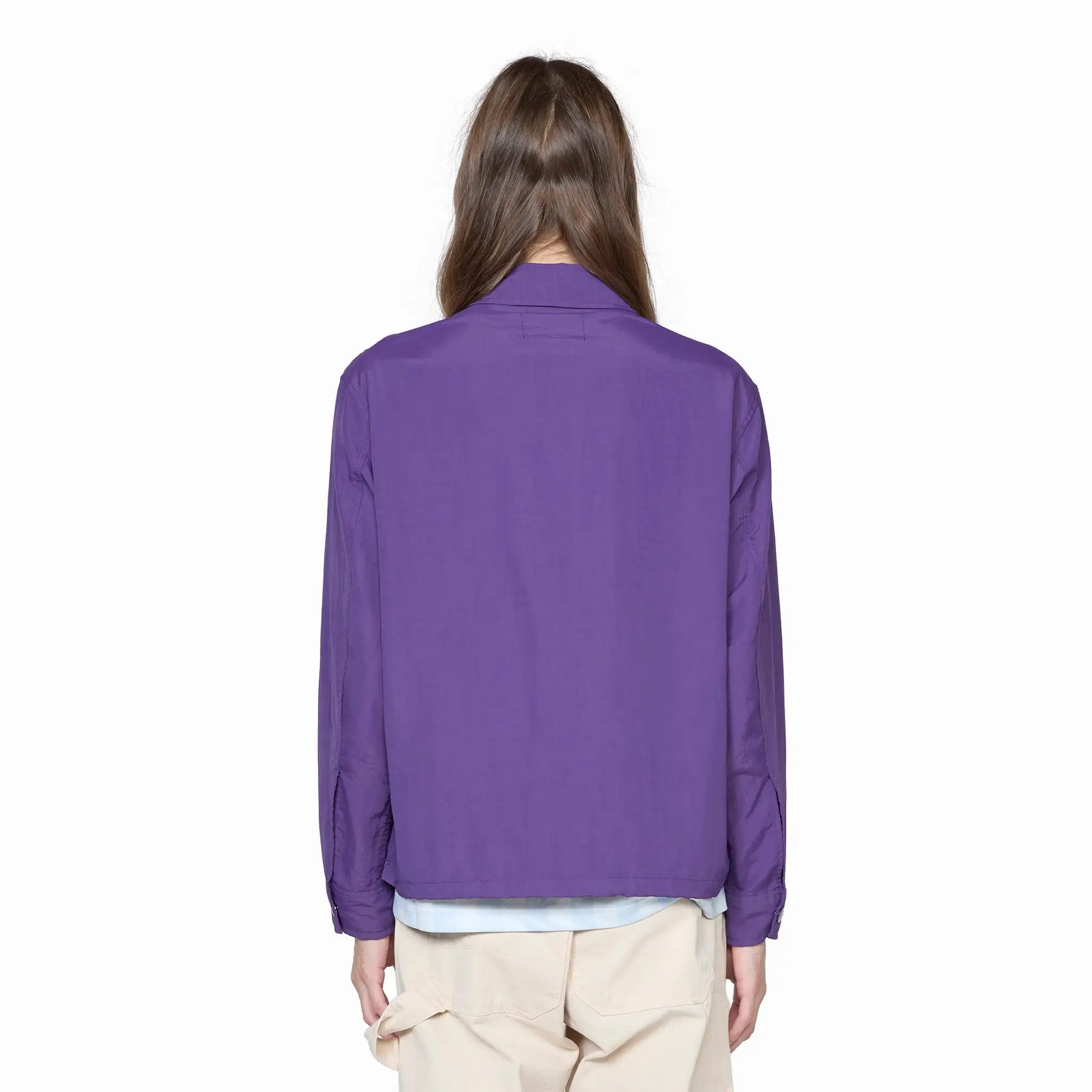 Classic Logo Coaches Jacket Purple