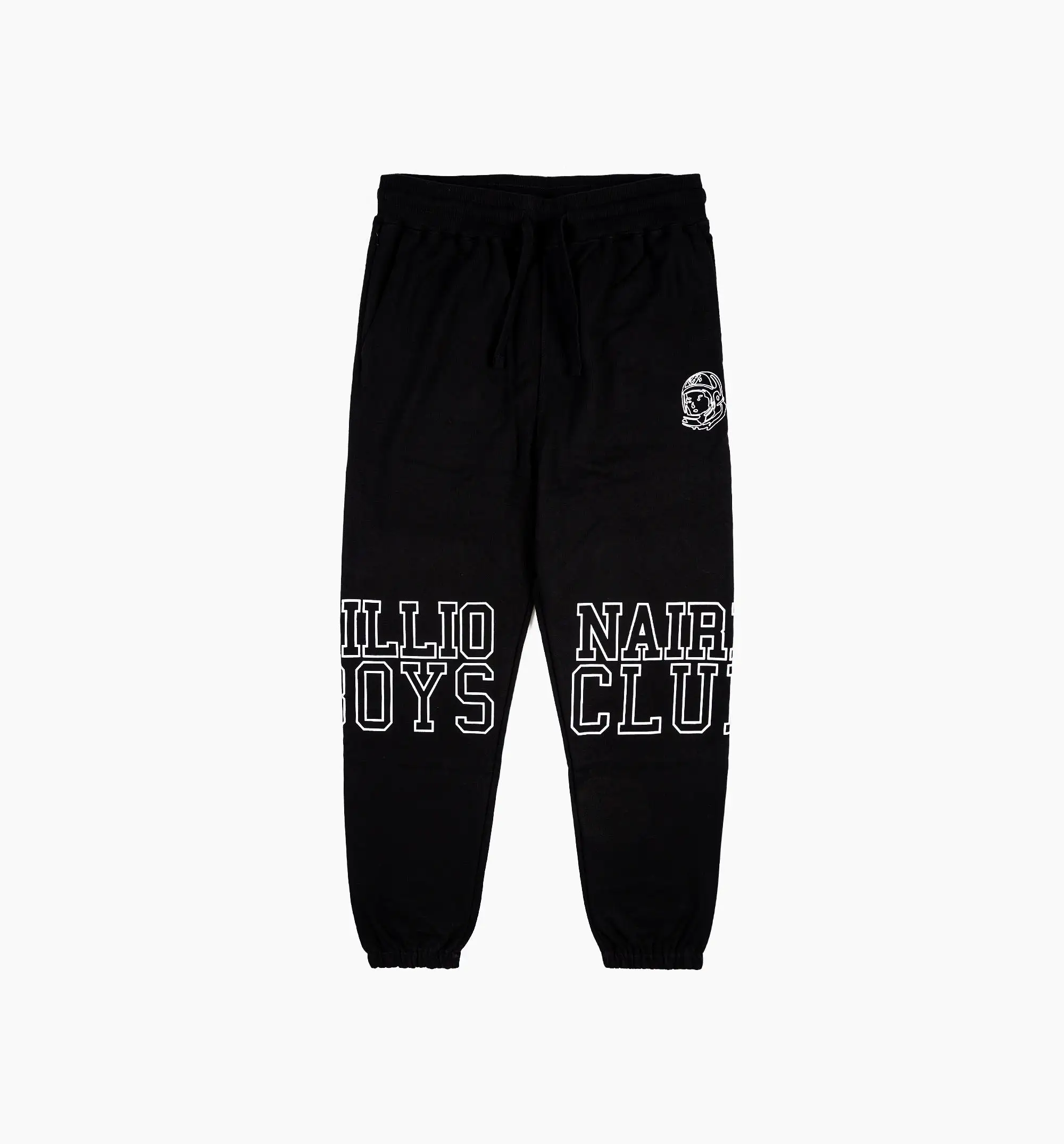 Club BB Academic Print Mens Sweatpants - Black/White