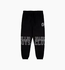 Club BB Academic Print Mens Sweatpants - Black/White