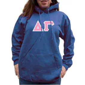 Delta Gamma Hanes 10oz. Hoodie - Hanes F170 - TWILL