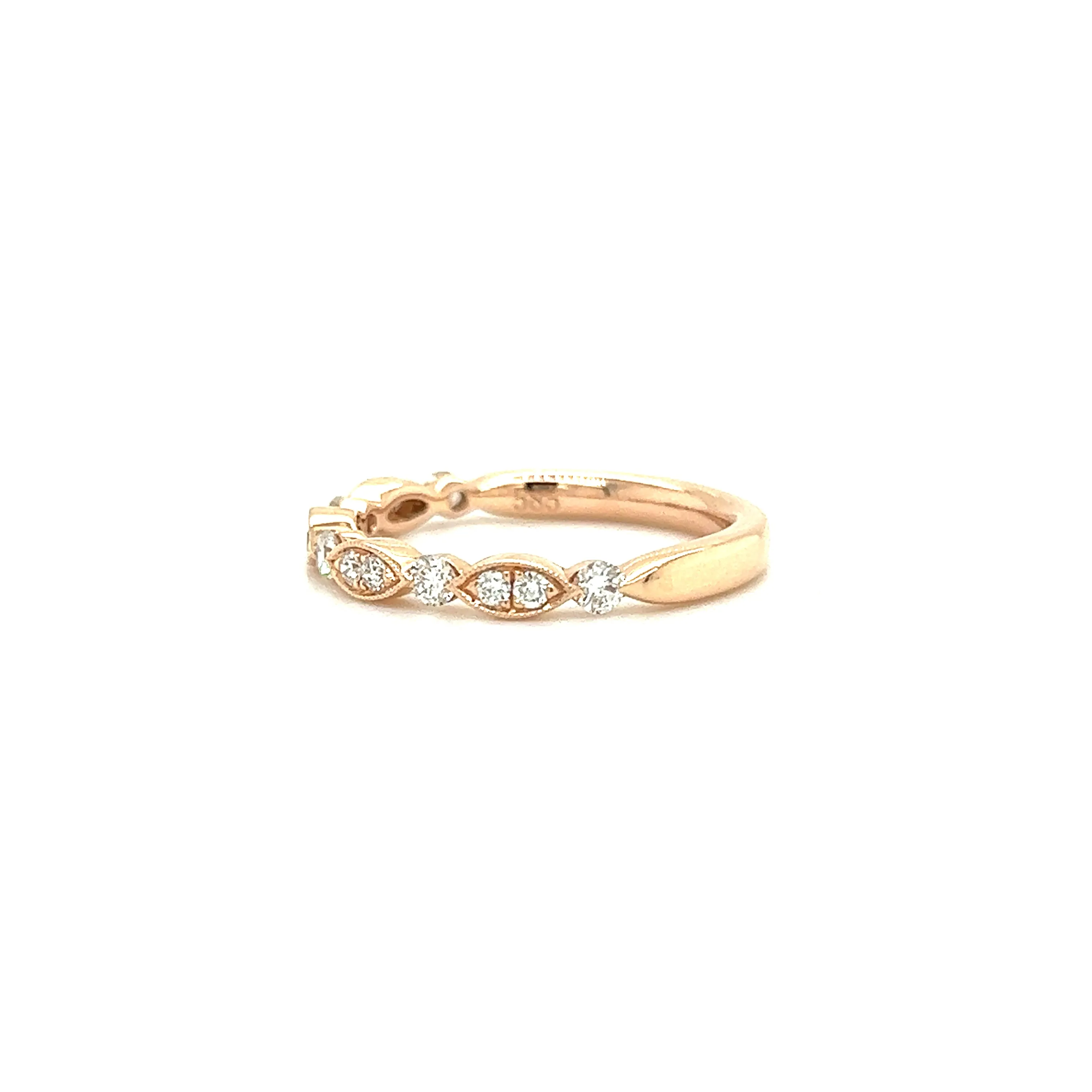 Diamond Ring with 0.27ctw of Diamonds in 14K Rose Gold