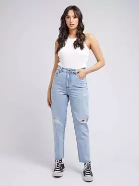 Ellen Mom Jean | Light Blue