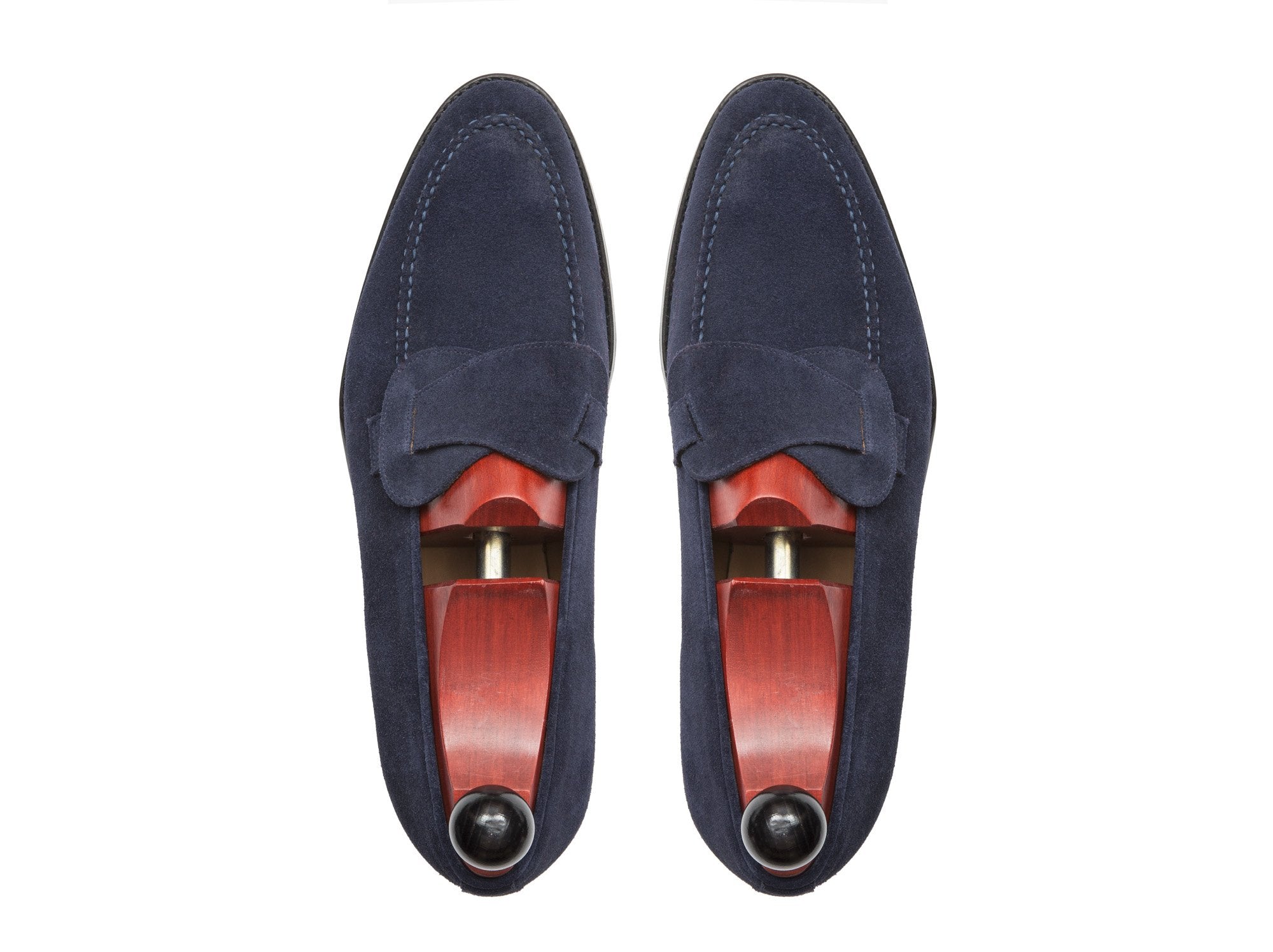 Hawthorne - MTO - Dark Blue Suede - TMG Last - Single Leather Sole