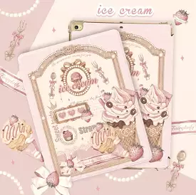 ice cream Girly iPad case bear original design