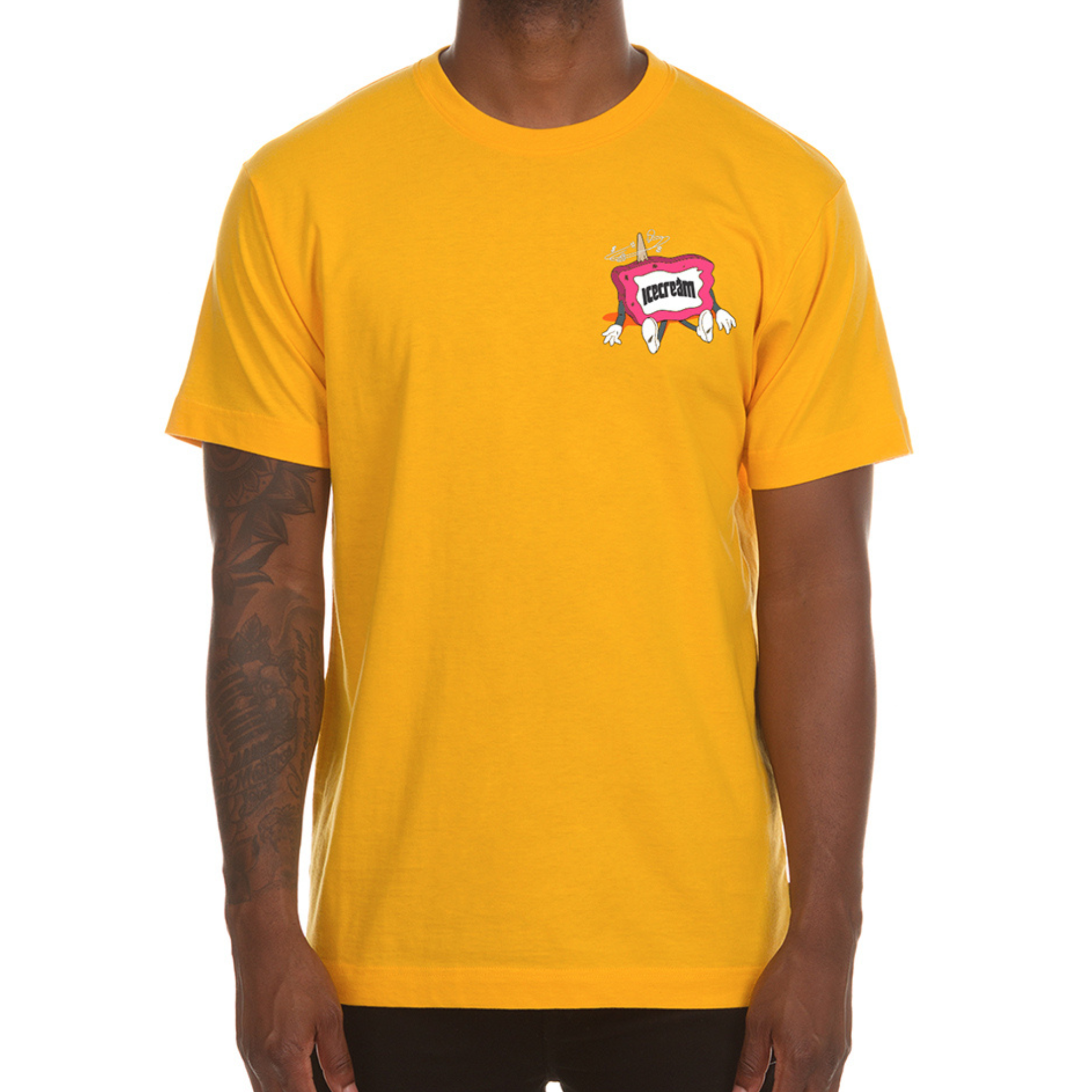 Ice Cream Knock Out SS Tee (Saffron)