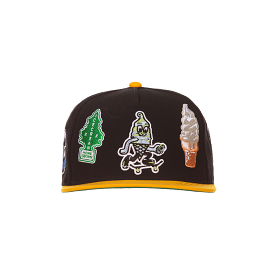 Ice Cream Over The Top Snapback (Black)