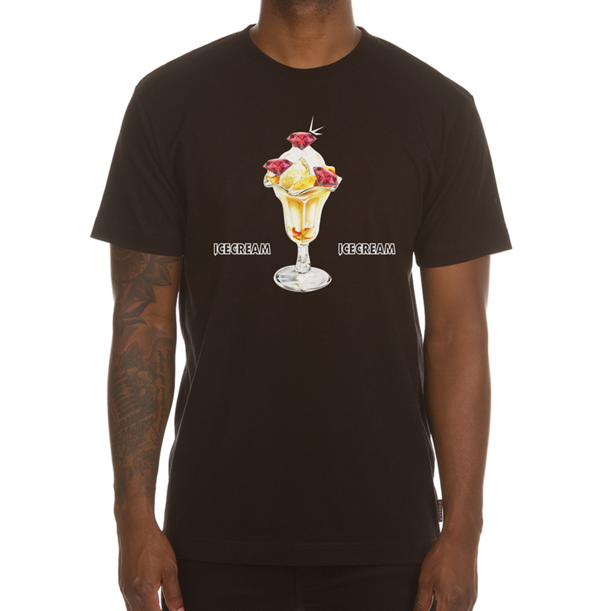 Ice Cream Stagger SS Tee (Black)