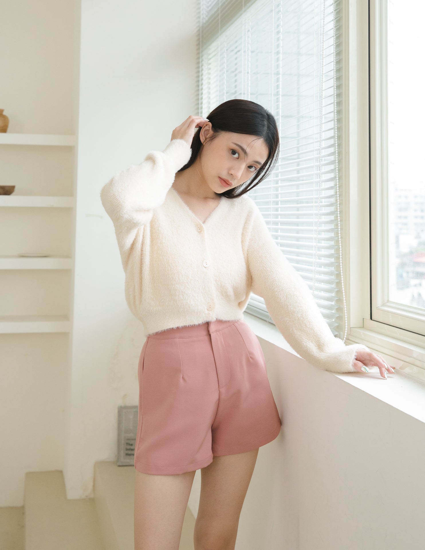 Jamie Shorts in Tea Rose