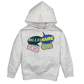 Kids Billionaire Boys Club BB Talk Pullover Hoodie (Heather Grey) 833-8300