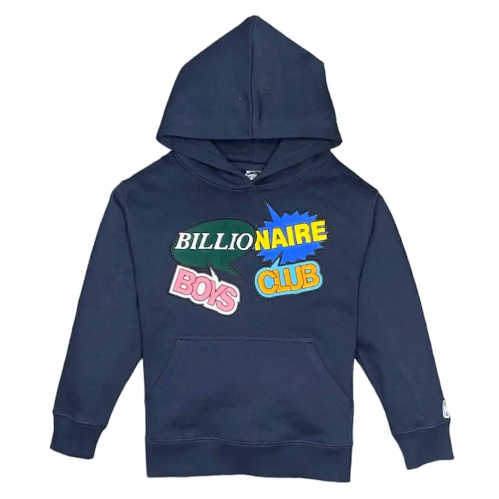 Kids Billionaire Boys Club BB Talk Pullover Hoodie (Navy Blazer) 833-8300