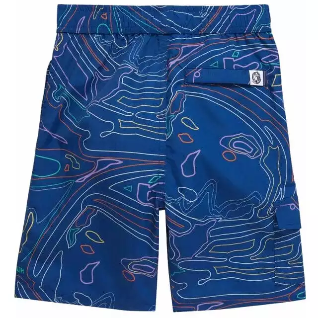 Kids Billionaire Boys Club BB Topograph Short (Mazarine Blue) 833-3100