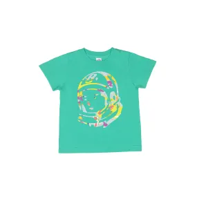 Kid's Billionaire Boys Club Helmet Traveler SS Tee (Biscay Green)