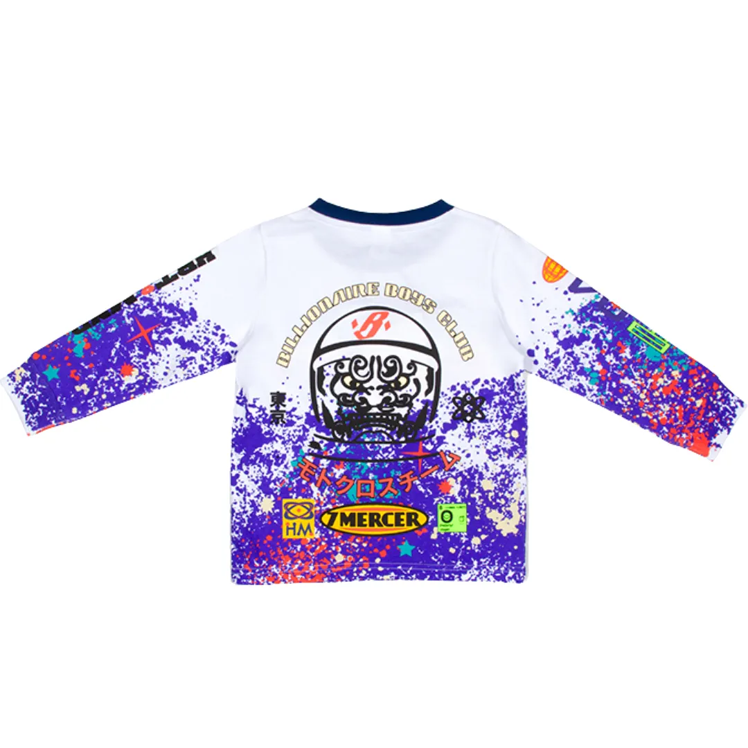 Kids Billionaire Boys Club Pegasus L/S Knit (White)