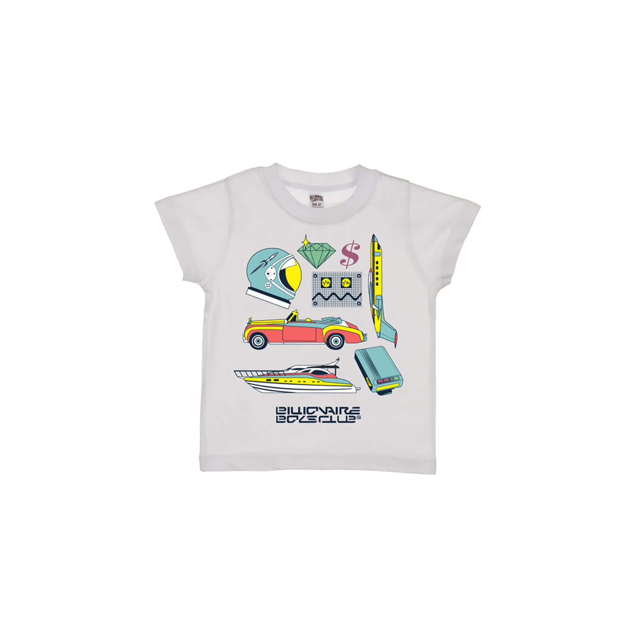 KIDS Billionaire Boys Club Play Toys SS Tee (White)