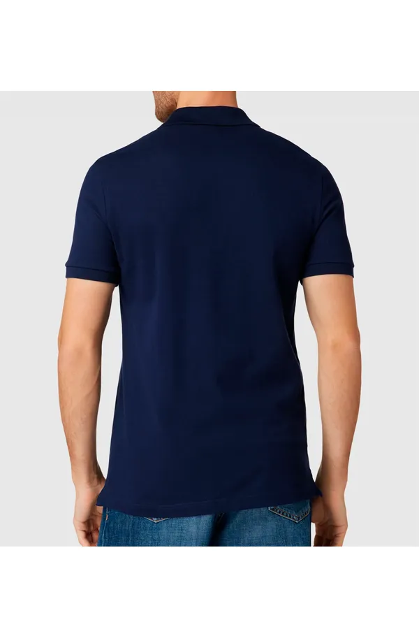 Lacoste Slim S/S Polo Piké Navy