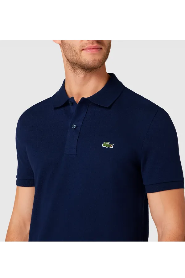 Lacoste Slim S/S Polo Piké Navy