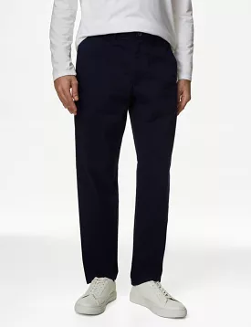 Loose Fit Stretch Chinos