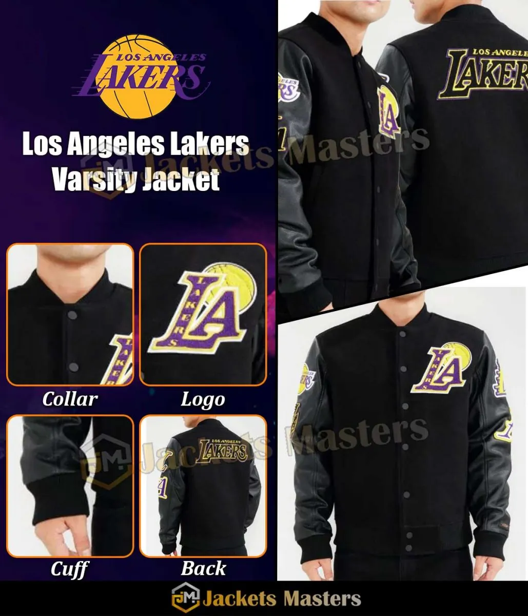 Los Angeles Standard Lakers Varsity Letterman Jacket