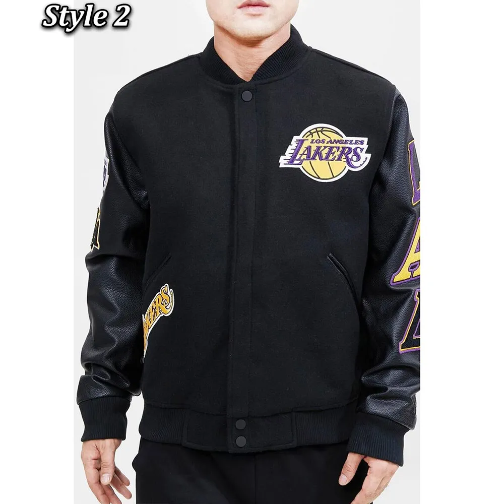 Los Angeles Standard Lakers Varsity Letterman Jacket