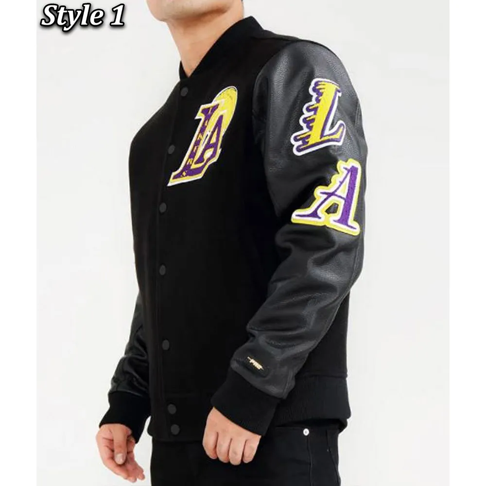 Los Angeles Standard Lakers Varsity Letterman Jacket