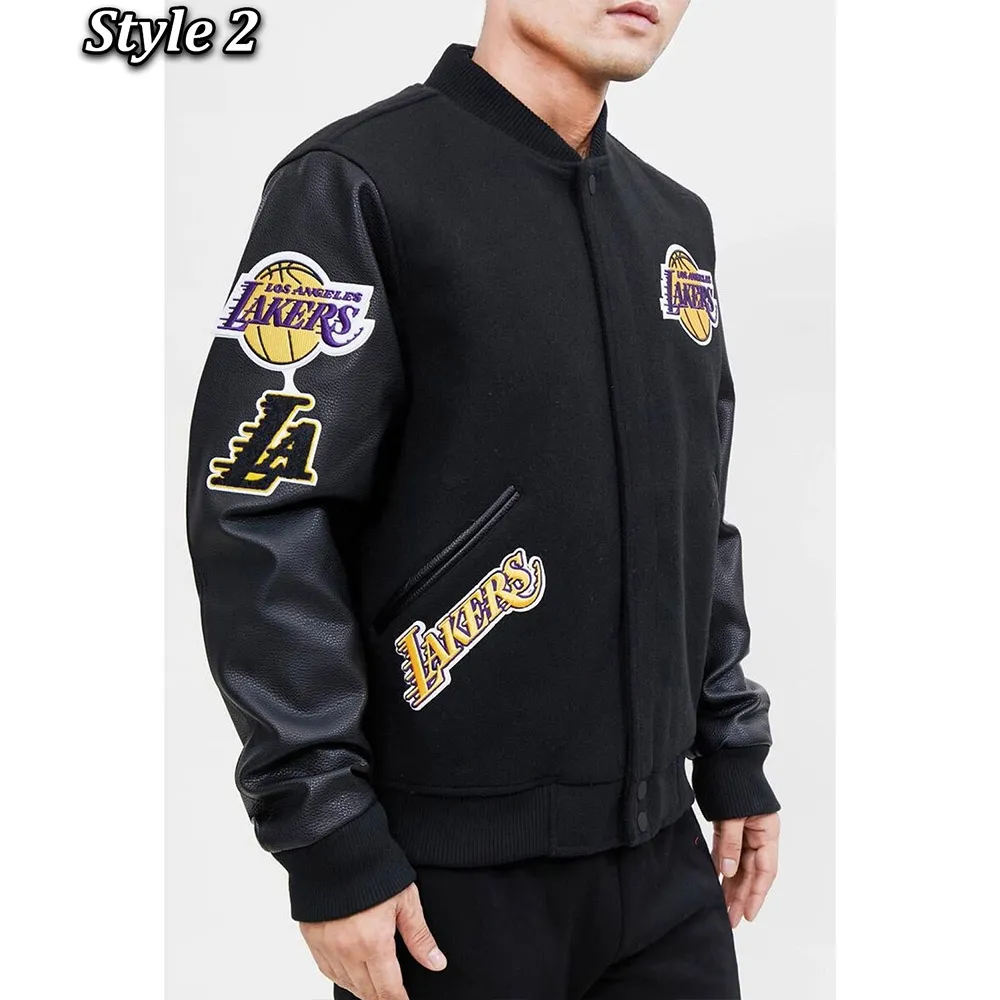 Los Angeles Standard Lakers Varsity Letterman Jacket