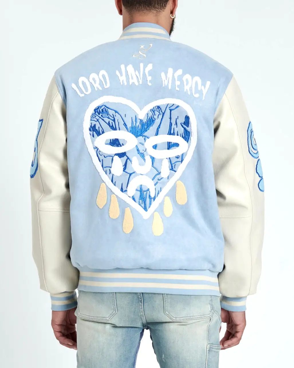 Mercy Suede Letterman Jacket