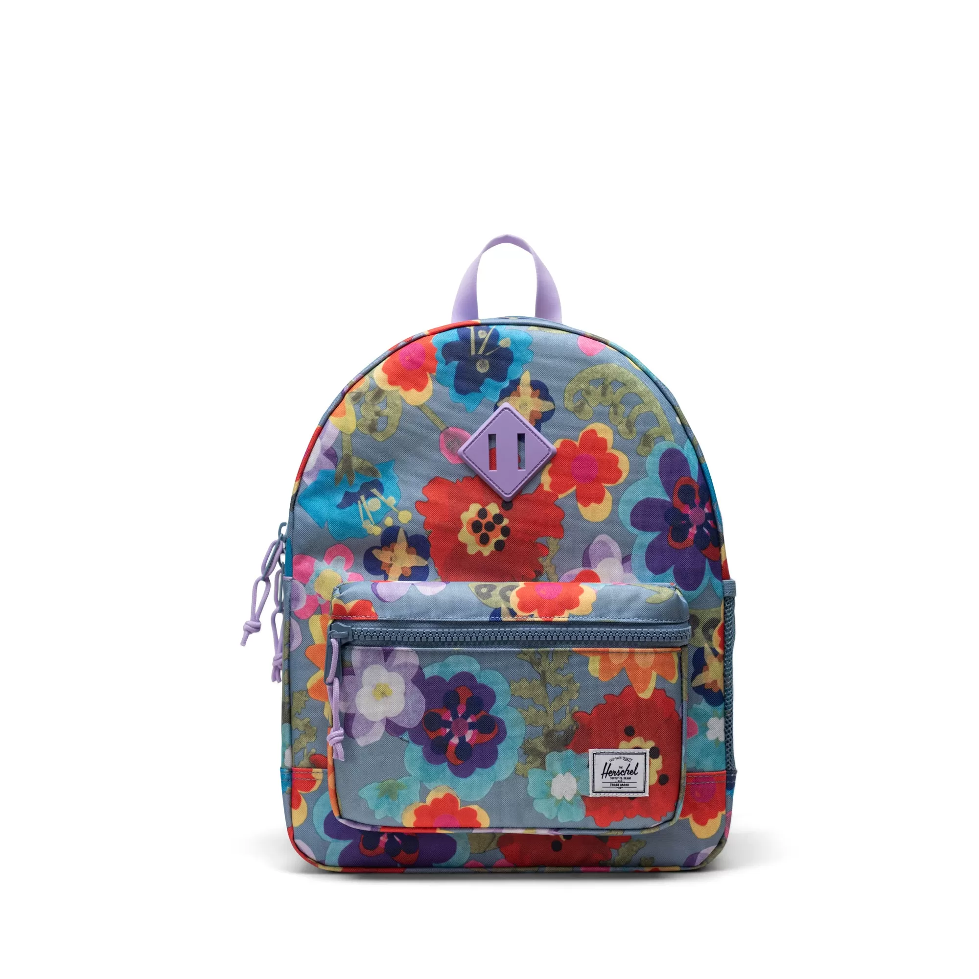 Mochila Herschel Heritage Youth Paper Flowers Faded Denim