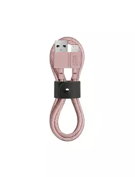 Native Union 1.2m Belt Cable Lightning Rose