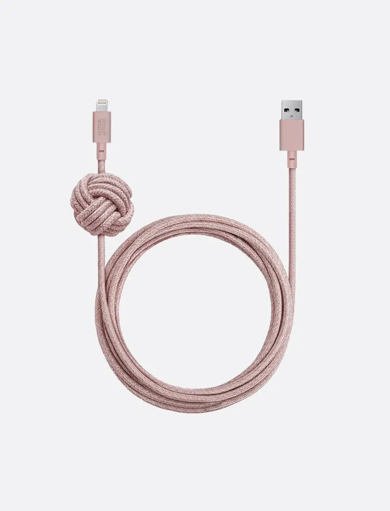 Native Union 3m Night Cable Lightning Rose