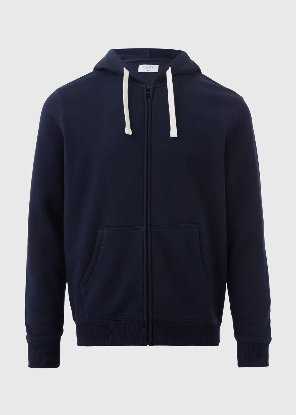 Navy Essential Zip Hoody