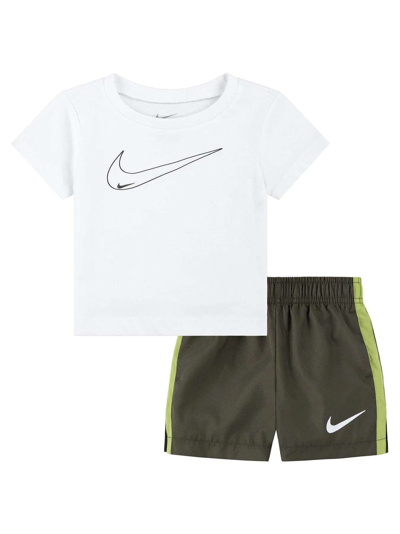 Nike Infant Boys Club Woven Short Set - Khaki