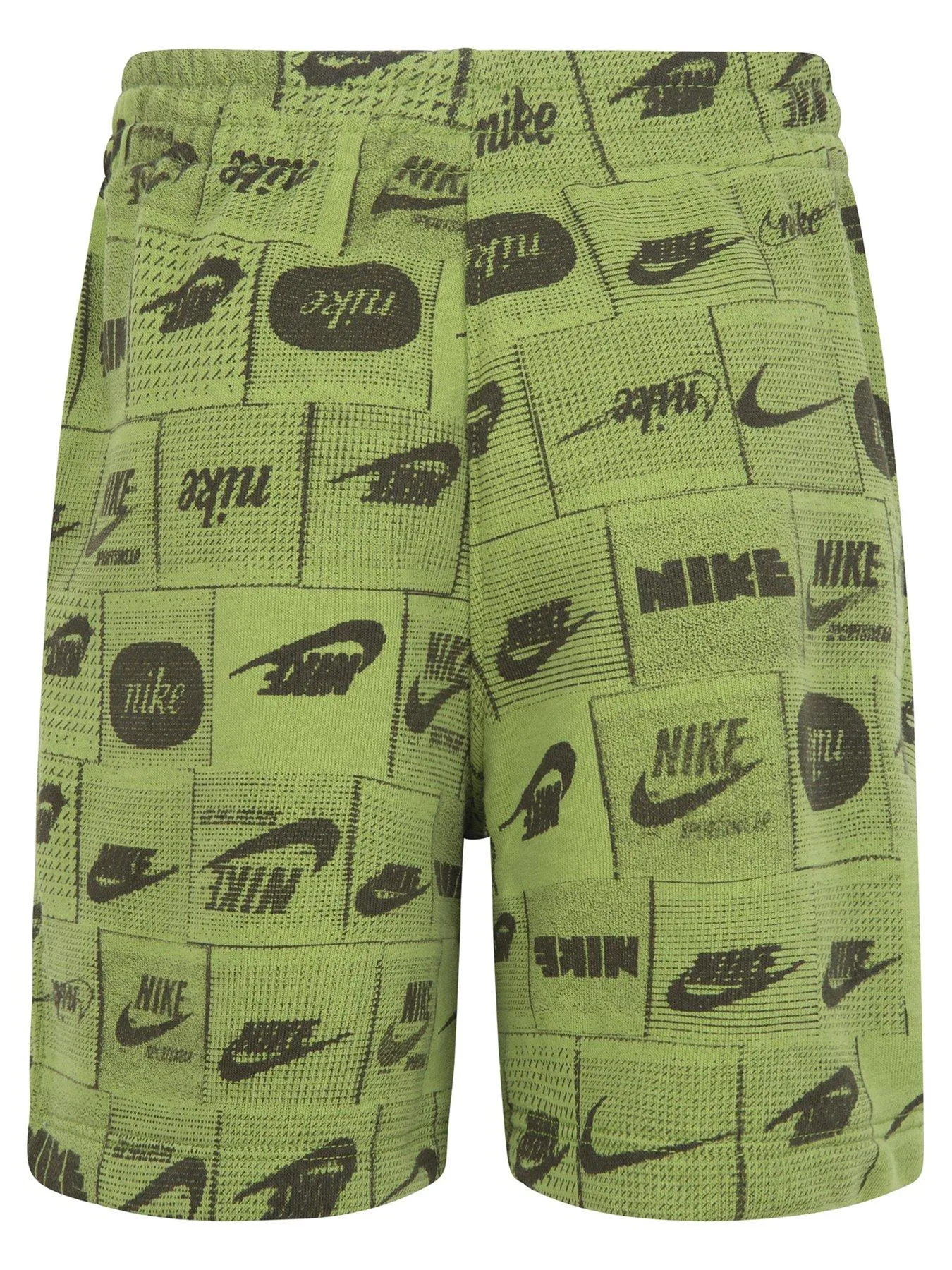 Nike Kids Boys Club All Over Print Shorts - Green