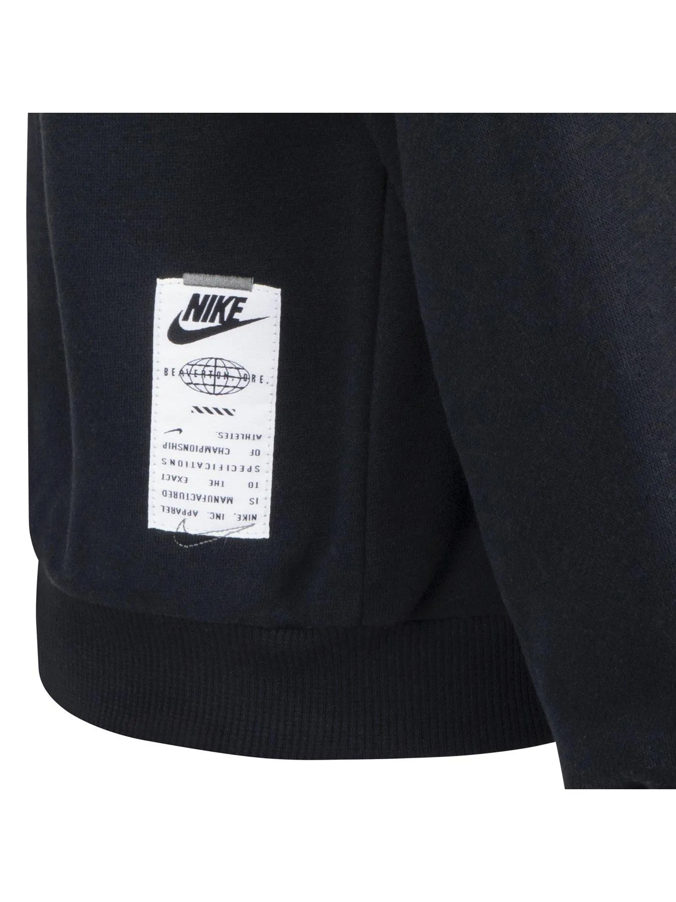 Nike Kids Boys Club Crew Sweat - Black