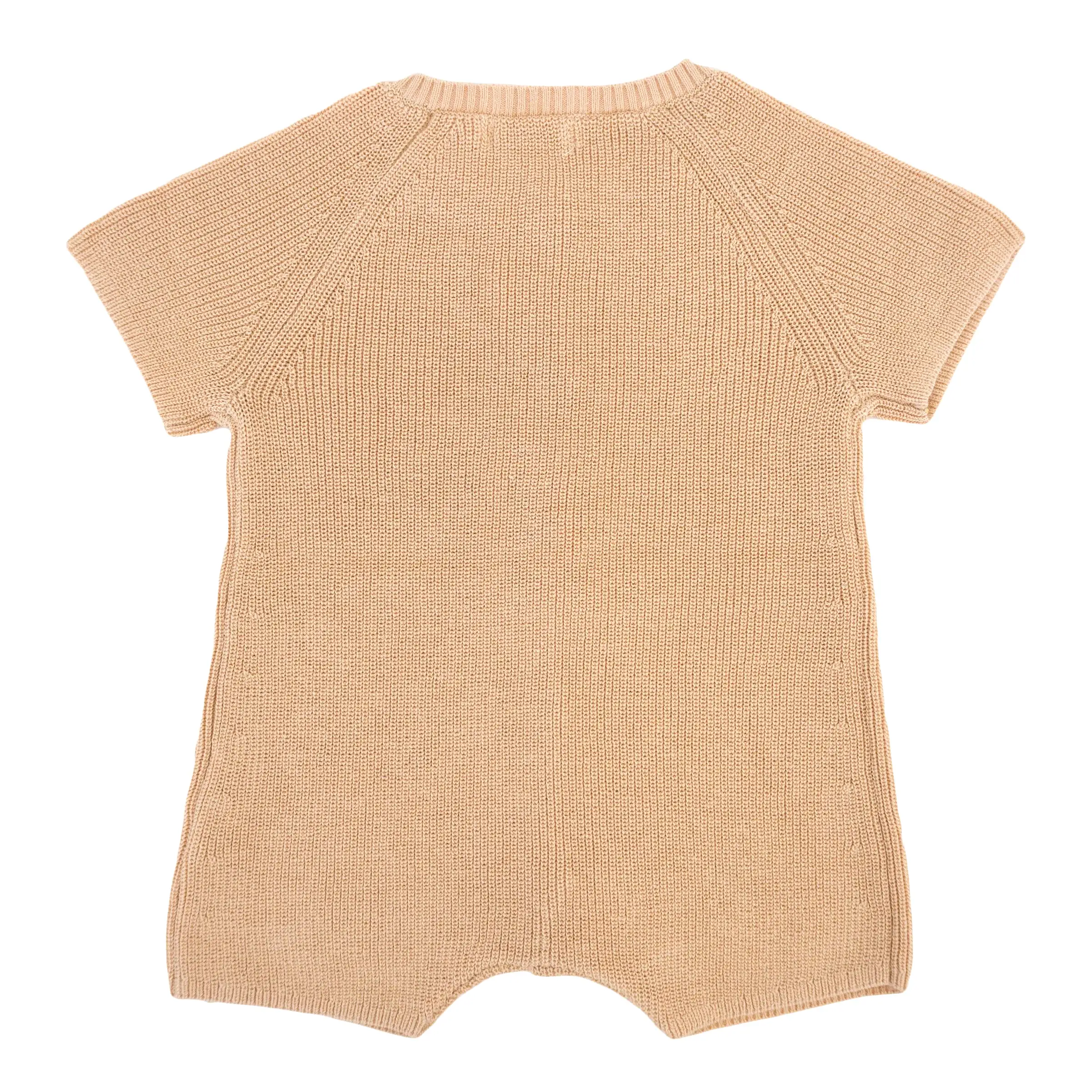 oh baby! Country Club Knitted Romper - Natural