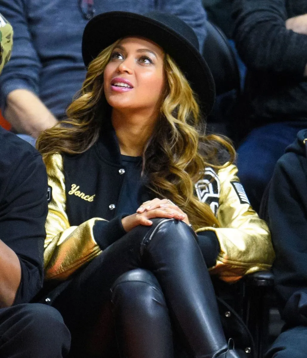 Opening Ceremony Beyonce Letterman Black and Golden Jacket