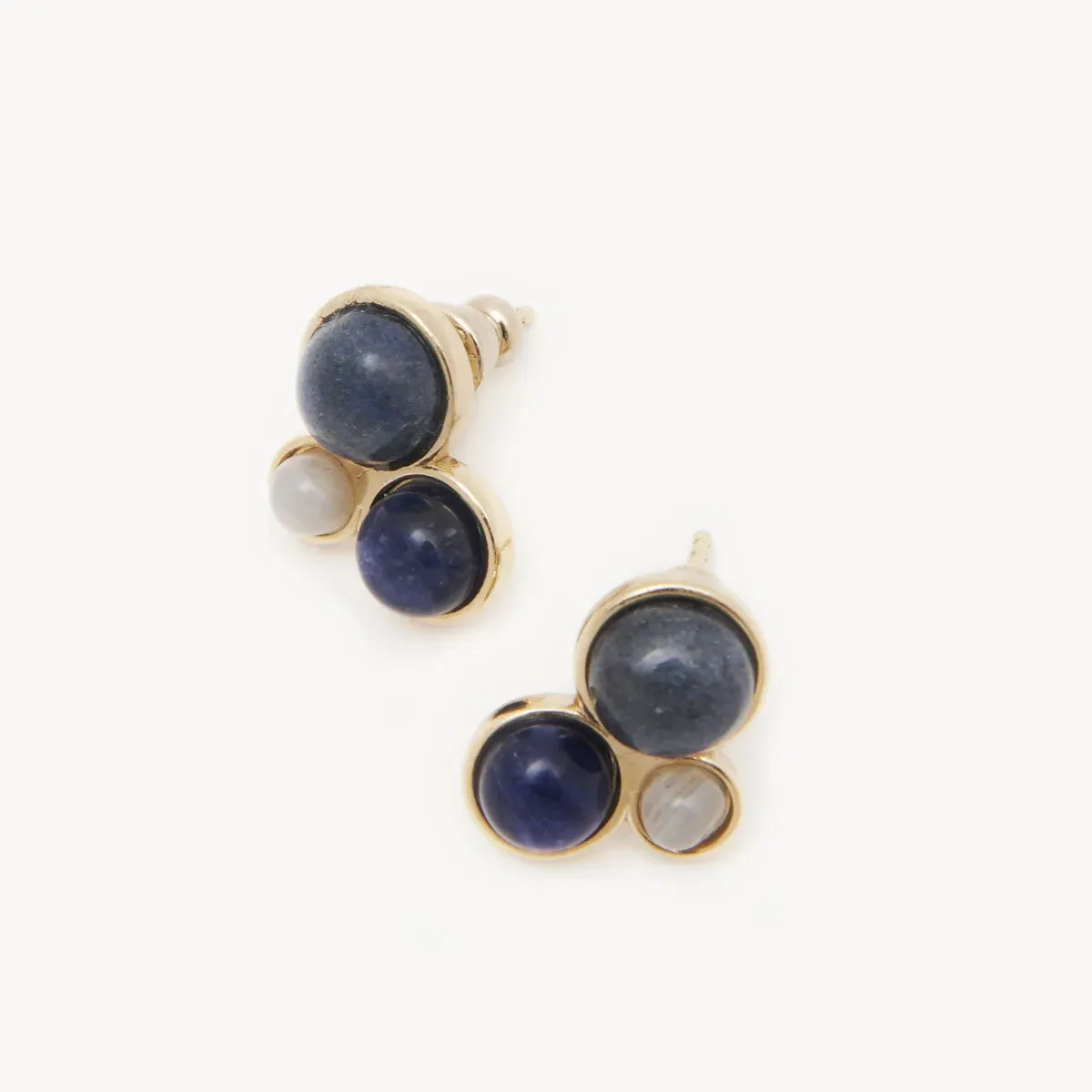 Ora Earrings, Blue