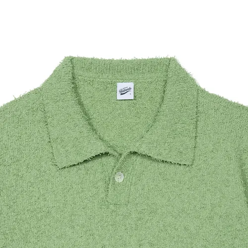 PARTIMENTO  |Unisex Street Style Knitted Polo Shirts Polos