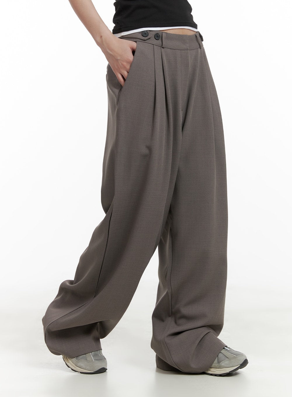 Pintuck Wide Trousers CA409