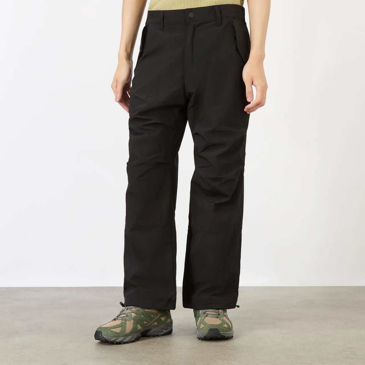 PLEASURES Root Flight Relaxed-Fit Trousers - Black