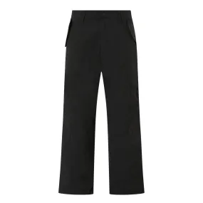 PLEASURES Root Flight Relaxed-Fit Trousers - Black