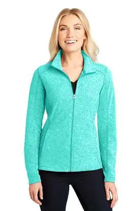 Port Authority L235 Ladies Heather Microfleece Full-Zip Jacket