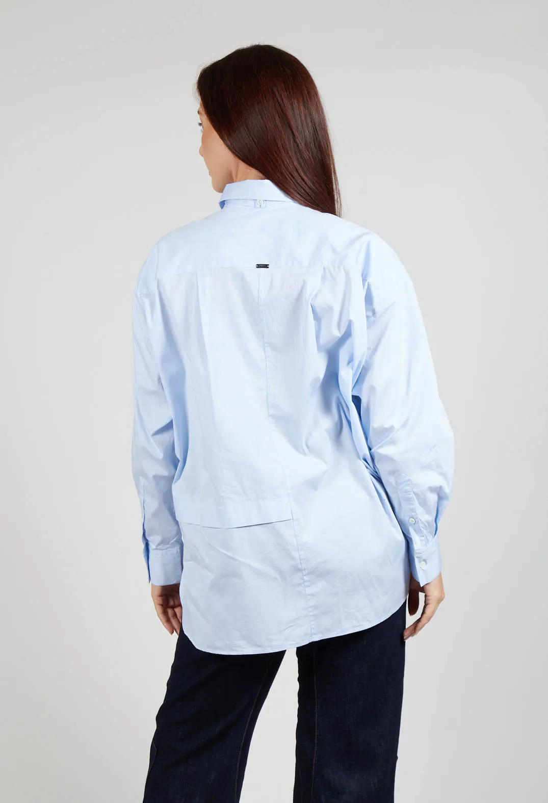 Quotation Shirt in Light Blue